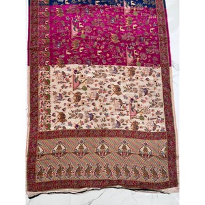 Sari de Seda Étnico de Calidad de Exportación con Nuevo Diseño Estampado para un Uso Cómodo en Festivales y Fiestas, de Secado Rápido, al Mejor Precio - Product Image 5