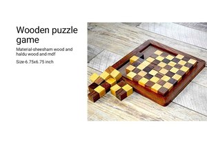 Rompecabezas de Madera para Niños, Juego Educativo, Juguete de Aprendizaje, Diversión Familiar, Juguete de Inteligencia, Set Infantil, Acabado Pulido, Ecológico, Estilo Antiguo - Product Image 5