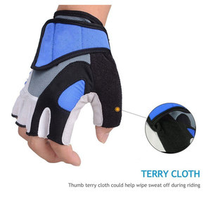 Anti Slip Palm Outdoor Cycling and Racing <b>Road</b> Cycling Gloves with Breathable Mesh <b>Back</b> Comfortable Gel Palm Cycling Gloves - Product Image 3