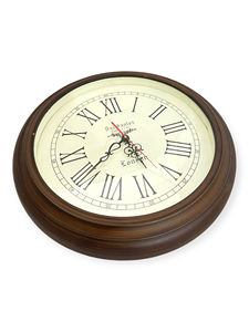 นาฬิกาแขวนผนังไม้สไตล์โบราณ – นาฬิกาตกแต่งบ้านดีไซน์วินเทจแบบเก่า - Product Image 3