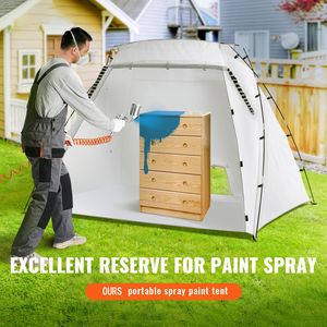 Cabina di Verniciatura Portatile Pop-Up con Tenda per Verniciatura a Spruzzo di Grandi Dimensioni, Rete a Maglie Integrate nel Pavimento per Hobby Fai-da-Te e Stazione di Verniciatura Mobili - Product Image 2