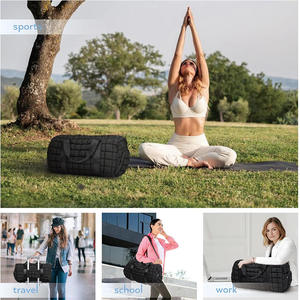 Customized <b>Canvas</b> Travel Duffel Bag Large Capacity Zipper Dry Wet Separation Sports Gym Tote Weekend Luggage - Product Image 4