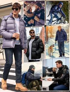 Dernières tendances, vestes matelassées pour hommes de haute qualité, prix de gros, nouvelle arrivée, vestes matelassées imperméables pour hommes - Product Image 4