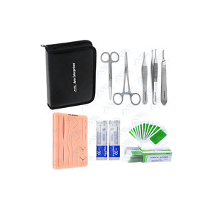 Popular buena calidad piel como Kit de sutura de silicona para estudiantes de medicina Kit de práctica instrumentos quirúrgicos instrumentos médicos - Product Image 1