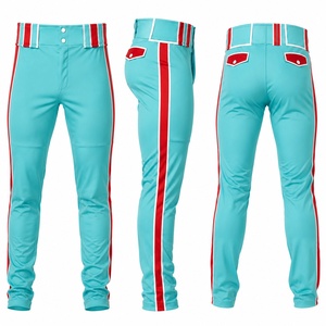 Pantalon de baseball pour homme avec logo personnalisé, respirant, séchage rapide, genouillères rembourrées, taille élastique, vente en gros, fabricant ODM 2026 - Product Image 5