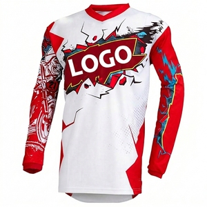 Série de maillots de cyclisme d'été pour hommes, respirants, à manches courtes, en spandex/polyester, maillots de cyclisme pour hommes et femmes, vêtements de cyclisme - Product Image 3