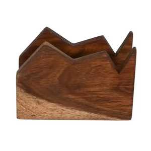 Boîte à mouchoirs en bois de luxe avec coins en laiton, style vintage élégant, accessoire ménager - Product Image 3