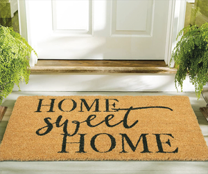 Natural PVC Heavy Duty Backing Art Deco <b>Large</b> Cute Non-Slip <b>Doormat</b> for Entrance Porch - Product Image 1