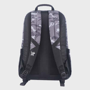 Sac à dos pour ordinateur portable Arctic Fox Militant Camo Black avec port USB, sac de voyage Oxford - Product Image 4