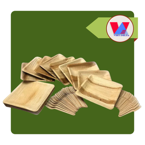 LOS MÁS VENDIDOS: Tazones Compostables de Hoja de Palma Areca con Textura de Madera Natural, Aptos para Microondas, Vajilla Desechable para Catering y Picnic - Product Image 1