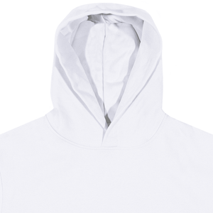 Sudadera con Capucha Unisex Lisa de Algodón Premium en Color Blanco, Marca Everywhere Apparel - Product Image 3