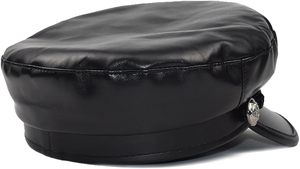 Gorra Unisex de Cuero Vacuno Genuino, Ajustable, Transpirable, para las Cuatro Estaciones, Estilo Casual, de Copa Plana - Product Image 5