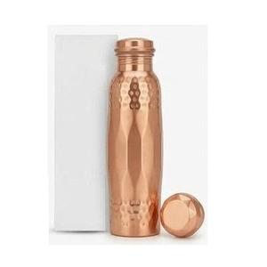 Juego de Botellas de Agua Modernas de Cobre con Tapa con Patrón Turquesa, Doble Pared Aislada, Ecológicas, para Oficina y Hogar, Personalizables - Product Image 6