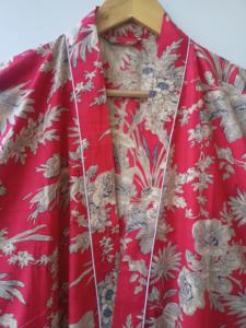 Kimono de Lujo con Estampado de Jungla, 100% Algodón, Bata Larga Hecha a Mano con Motivos Animales, Ropa de Dormir, Fabricante de Fábrica, Venta al Por Mayor - Product Image 6