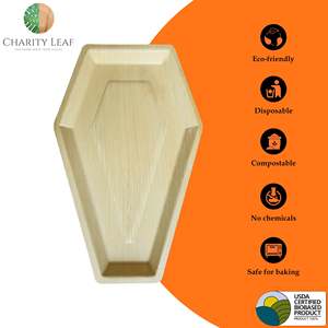 Vassoio Monouso in Foglia di Palma Naturale 14 x 9 Pollici, Stoviglie ed Articoli per la Tavola Ecologici - Product Image 4