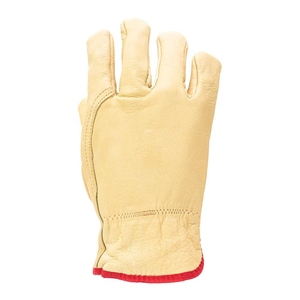 Cow Grain Leather <b>Driver</b> <b>Gloves</b> Soft & Comfortable with Durable Lining Abrasion Resistant Heavy Duty Safety <b>Gloves</b> for Gardening - Product Image 6