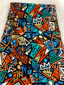 Tela de algodón twill con estampado africano de Mozambique y Ankara personalizada para camisas y vestidos de moda para niños - Product Image 4