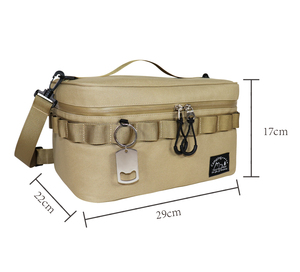 Bolsa térmica de poliéster ecológica personalizada, duradera, impermeable, con mango aislado, logotipo verde, impresión, entrega de alimentos, dibujos animados, Senda - Product Image 4