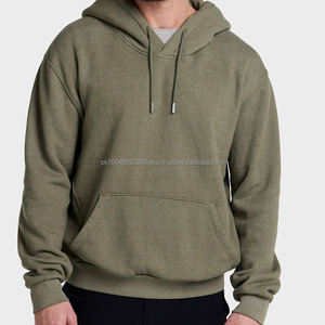 Sweat-shirt à capuche en coton de bambou pour homme, molleton biologique avec capuche, sweat-shirt personnalisé pour homme, pull écologique surdimensionné - Product Image 1