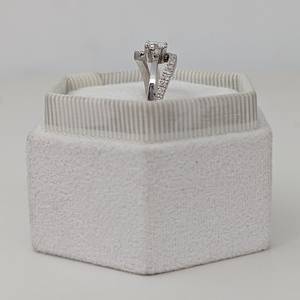 Unique Moissanite Round Cut Dainty Crossover Band <b>Ring</b> For Unisex Original 925 <b>Silver</b> Fine Wedding Birthdays Party For Friends - Product Image 4