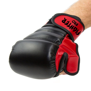 Gants de MMA en cuir artificiel pour entraînement, sparring et combat, avec logo personnalisé, ajustement professionnel - Product Image 6