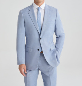 Costume pour homme bleu pastel fabriqué au Pakistan, costumes pour homme de haute qualité, formel, décontracté, mariage, élégant, vêtements formels pastel, élégance moderne - Product Image 3