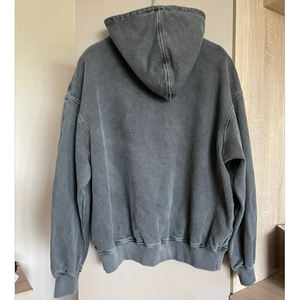 Conjunto de Sudadera con Capucha y Pantalones Deportivos de Algodón Lavado al Ácido para Hombre, Ideal para Descansar, el Gimnasio y la Moda Urbana, Fabricante OEM - Product Image 2