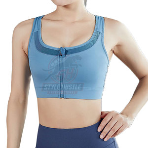 Soutien-gorge de sport pour femmes fabriqué au Pakistan, vêtements de sport, prix raisonnable, dernier design, respirant, séchage rapide. - Product Image 2