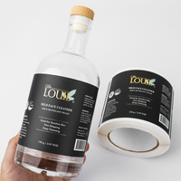 Etiqueta Adhesiva Personalizada con Logotipo para Botellas de Velas, Impresión de Etiquetas Resistentes al Agua, Rollo de Papel Dorado de Lujo, Etiqueta Adhesiva Cosmética