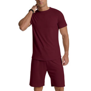 Conjunto Deportivo de Verano para Hombre, Pantalones Cortos a Juego, Transpirable, Informal, de Algodón y Poliéster, Corte Holgado, Logotipo Personalizado Disponible, Colores Personalizados - Product Image 4
