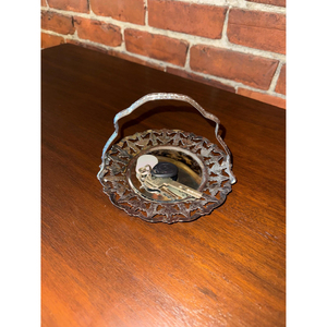Wholesale Best Quality Hammered Stainless Steel Round Metal Serving Tray Platter Fruit Dish for Parties And <b>Wedding</b> <b>Accessories</b> - Product Image 6