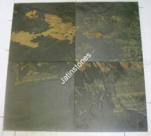 Baldosas de Piedra Pizarra Dorada de California, Superficie Natural Rota, Revestimiento de Paredes, Losas Rústicas Multicolores para Decoración de Patios y Jardines - Product Image 4