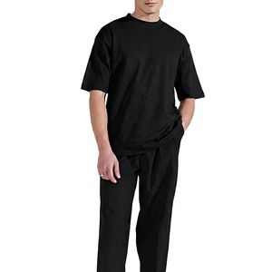 T-shirt ample et respirant 100 % coton, 250 g, coupe large BF, pour homme, vente en gros - Product Image 3
