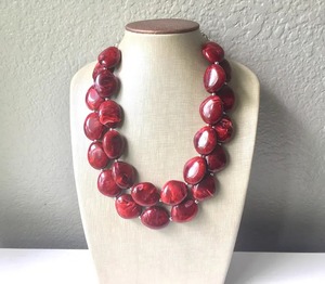 Modern Designer Resin <b>Necklace</b> for Women New Fashionable Classic Style for Wedding Parties Classic Jewellery for Gift Wear - Product Image 4