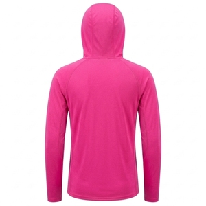 Chemise de pêche personnalisée pour homme, rose, à manches longues, à capuche, respirante, UPF 50+, en spandex/polyester - Product Image 2