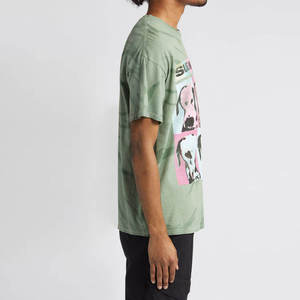Custom Vintage <b>Men's</b> Short Sleeve Oversized T-Shirt 100% Cotton Street Wear Hip Hop Blank Acid Wash Custom T-Shirt For <b>Men</b> - Product Image 4