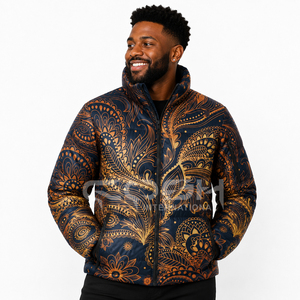 Veste matelassée unisexe de haute qualité Cosh International, impression par sublimation intégrale, vêtement d'extérieur thermique isolé pour l'hiver, OEM - Product Image 4