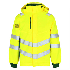 Chaqueta de Seguridad Impermeable de Alta Visibilidad, Certificada CE, Tejido de Poliéster, Bandas Reflectantes, Ropa de Trabajo Transpirable para Construcción - Product Image 1