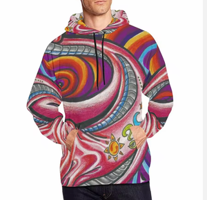 Sweat à capuche pour homme très demandé - Style Hip Hop - 100% coton molletonné - Impression numérique - Design personnalisé - Product Image 3