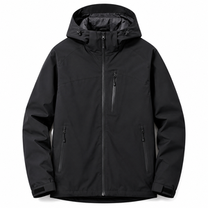 Veste imperméable coupe-vent à coque rigide personnalisée |   Veste de pluie pour la randonnée en plein air OEM - Product Image 2