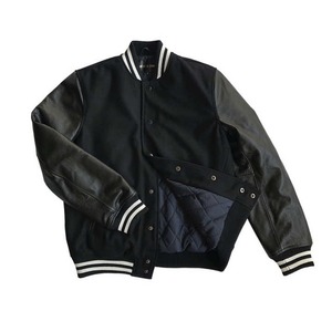 Custom logo <b>Letter</b> <b>Man</b> <b>Jacket</b> Warm Winter Leather Sleeves Varsity <b>Jackets</b> Embroidery Printed logo - Product Image 3