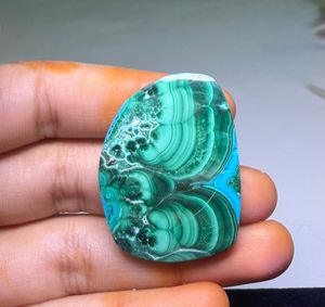 Crisocola Natural al por Mayor, Gema de Malaquita de Alta Calidad, Corte Ovalado para Joyería, Verde, Tamaños Variados - Product Image 3