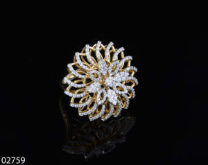 Anillo de diamantes cultivados en laboratorio de oro rosa sólido de 14 quilates D'VINS JEWELS con certificado IGI para mujer - Product Image 6