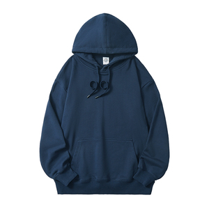 Sweat à capuche oversize pour homme en mélange de coton molletonné, avec poche kangourou et poignets côtelés, style streetwear urbain décontracté pour le quotidien - Product Image 2