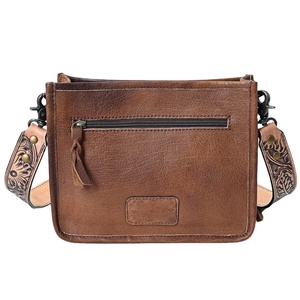 Nouvelle arrivée Sac à bandoulière en cuir de qualité supérieure Sac de cow-girl de style occidental avec sangle usinée florale Top grossiste Fabricant - Product Image 3