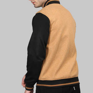 Blouson universitaire homme personnalisé de qualité supérieure, col montant, respirant, élégant, style urbain, taille standard, broderie frontale - Product Image 4