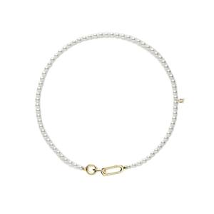 สร้อยคอมุกน้ำจืดธรรมชาติขนาด 5-6 มม. หรูหรา พร้อมแสงเงางาม ใกล้เคียงความสมบูรณ์แบบ มีตำหนิเพียงเล็กน้อย ดีไซน์เฉพาะตัว เข้ากับกระดูกไหปลาร้า - Product Image 5