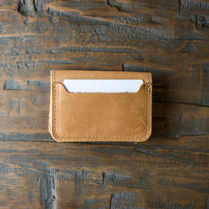 Clásico personalizar regalo cuero genuino tarjetero billetera delgada negocio Banco ID tarjetero para hombre - Product Image 1