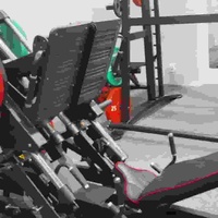 Máquina de Gimnasio de Alta Calidad para Ejercicios de Piernas y Abdominales, Super Leg Press 45 con Sistema de Doble Placa de Pesas