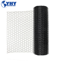 Grillage hexagonal en PVC pour volailles, clôture de jardin verte, filet pour lapins, oiseaux et animaux de ferme, maille de 1 pouce
